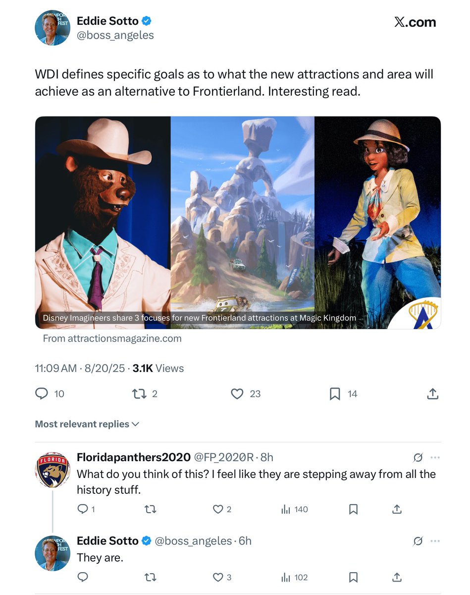 Why would Disney be intentionally stepping away from history stuff in the parks?