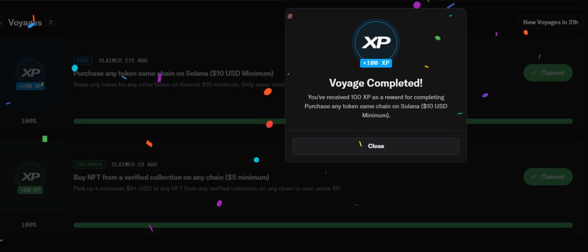 Opensea NEW TASK
Reward: +100 XP

🔻Task 
• Go to Here :-
opensea.io/rewards
•100 XP just for swapping tokens on Solana
• $10 minimum
• Same chain swap

🔍 Find Your EARLY Airdrop
t.me/ABAirdropOffic…