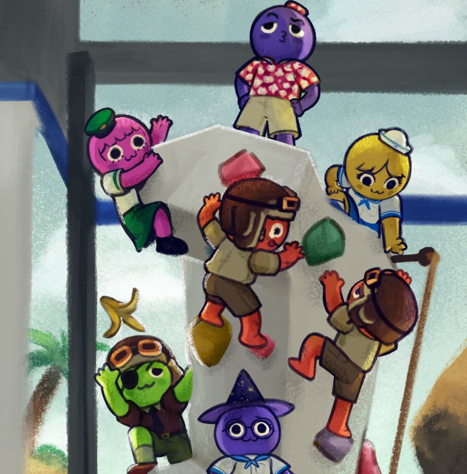 mistersol_'s tweet image. my friend commissioned me to draw our #PEAK ensemble! this was extremely fun to work on, thank you so much
#peakgame