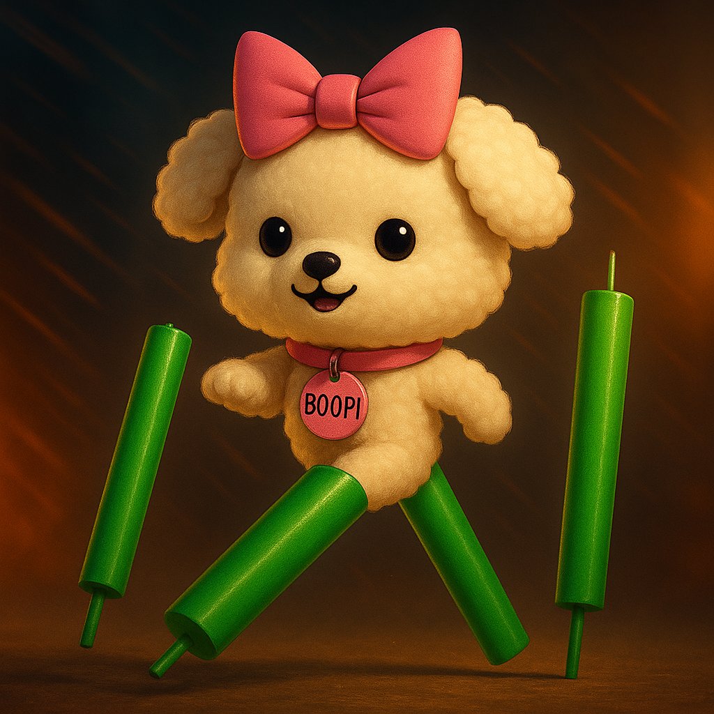 $BOOPI IS READY FOR SOME LONG GREEN LEGS!‼️

SEND $BOOPI HIGHER NOW MFER!! 🐶🚀
HIGHER $BOOPI MFER HIGHER!! LFG!! 🐶📈

#BOOPI $BOOPI