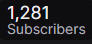 We haven't even started our huge event for ChriSeptember and we are already at 1281 subs...

This community is the best community on all of Twitch