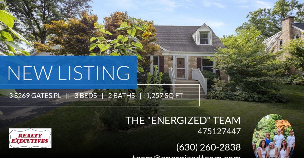 EnergizedTeam's tweet photo. 📍 New Listing 📍 Take a look at this fantastic new property that just hit the market located at 3 S269 Gates Pl in Warrenville. Reach out here or at (630) 260-2838 for more information

Becky VanderVeen, Eric Logan, &amp; The Team -Di... https://t.co/Yn9waGhM3u https://t.co/RZpdG1Sp9P