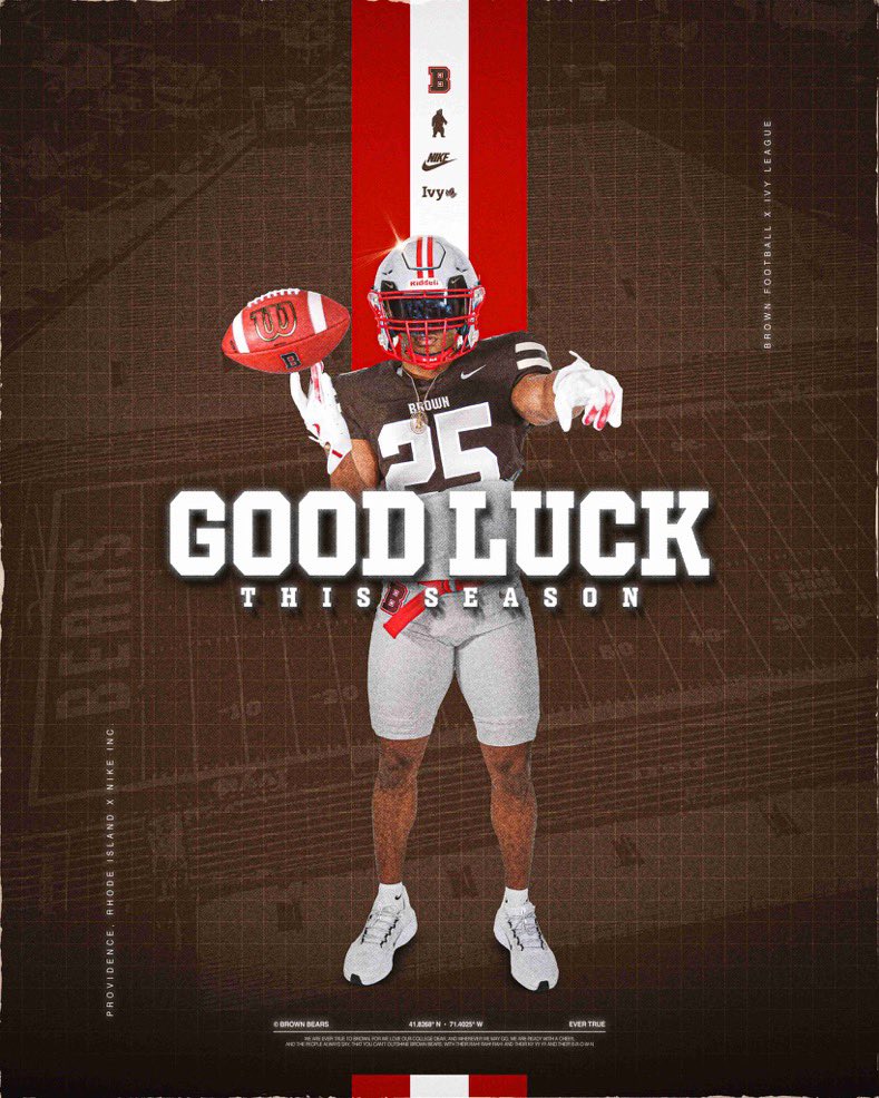 Thank you to <a href="/CoachPDeCapito/">Phil DeCapito</a> and Brown for the support, exited for a great year!