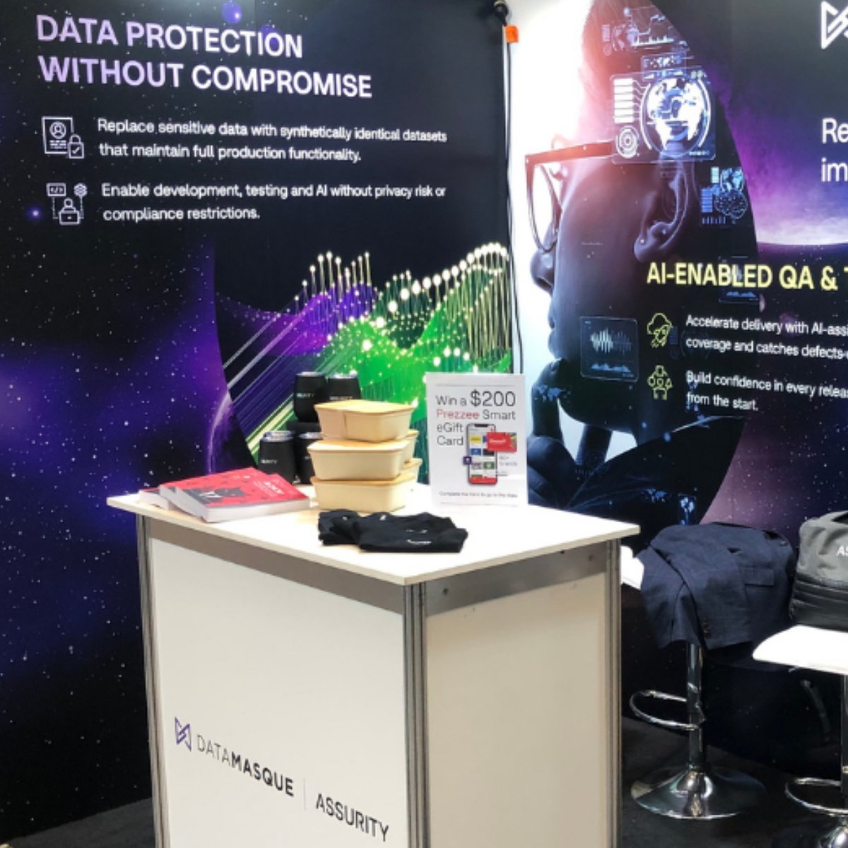 AssurityNZ's tweet image. What a whirlwind at #CIOSummit! 150+ delegates, rich convos & a standout keynote from Steve Griffin: “It’s better when no one’s a d***.”
Assurity + DataMasque = AI testing, synthetic data & built-in quality.
Big love to our crew - your mahi made it magic. #DigitalConfidence