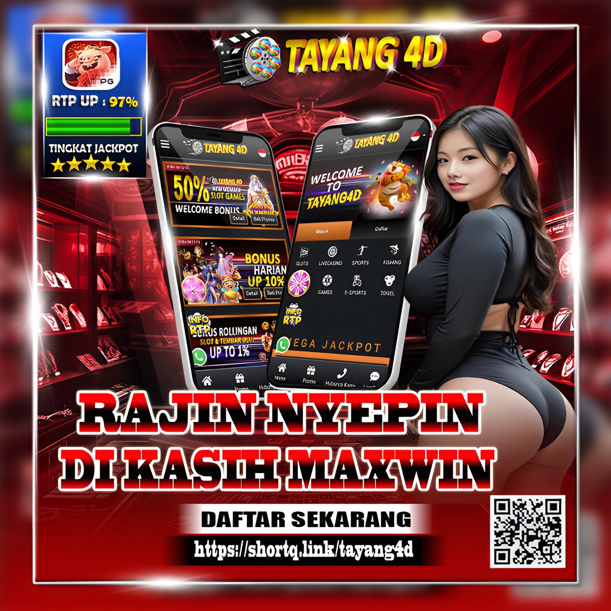 Tayang4D's tweet photo. Punya masalah pada Keuangan? Pendapatan kurang?
TAYANG4D solusi dari segala masalah anda!
Promo Khusus New Member Bonus 50% di 
Link : https://t.co/0DZACXrsLz https://t.co/xhHUOlr4Dn