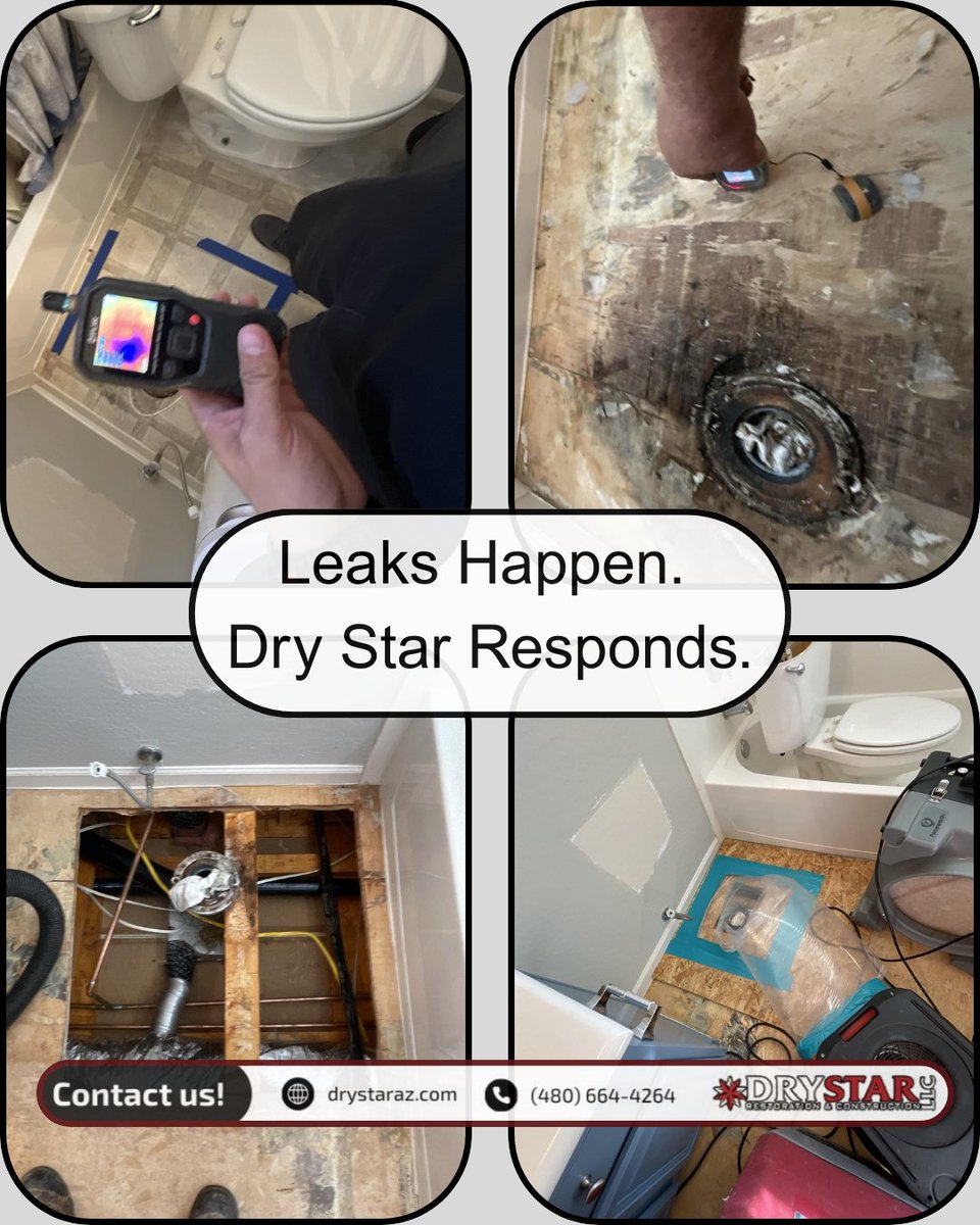 Leaks Happen. Dry Star Responds.

Advanced leak detection to uncover hidden water damage

Professional drying &amp; containment to stop the spread

Full restoration to bring your home back safe &amp; sound

24/7 emergency service — because leaks don’t wait

#DryStarRestoration