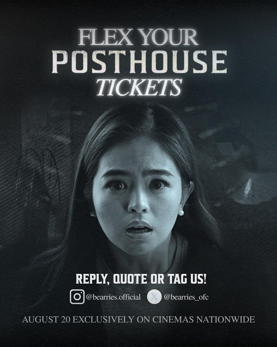 BEArries Official (@bearries_ofc) on Twitter photo Who's watching POSTHOUSE?
You may now flex your POSTHOUSE tickets and don't forget to tag us and Miss <a href="/beabinene/">Bea Binene โท</a>. Enjoy the movie!
#PosthouseMovie
#BeaBinene
#BearriesOfficial Who's watching POSTHOUSE?
You may now flex your POSTHOUSE tickets and don't forget to tag us and Miss <a href="/beabinene/">Bea Binene โท</a>. Enjoy the movie!
#PosthouseMovie
#BeaBinene
#BearriesOfficial