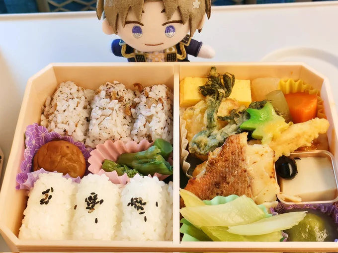 食べたもの1日目 新幹線で駅弁、コラボドリンクのあったいい乃じのタコライス、大宰府の梅ヶ枝餅、かわ乃のもつ鍋