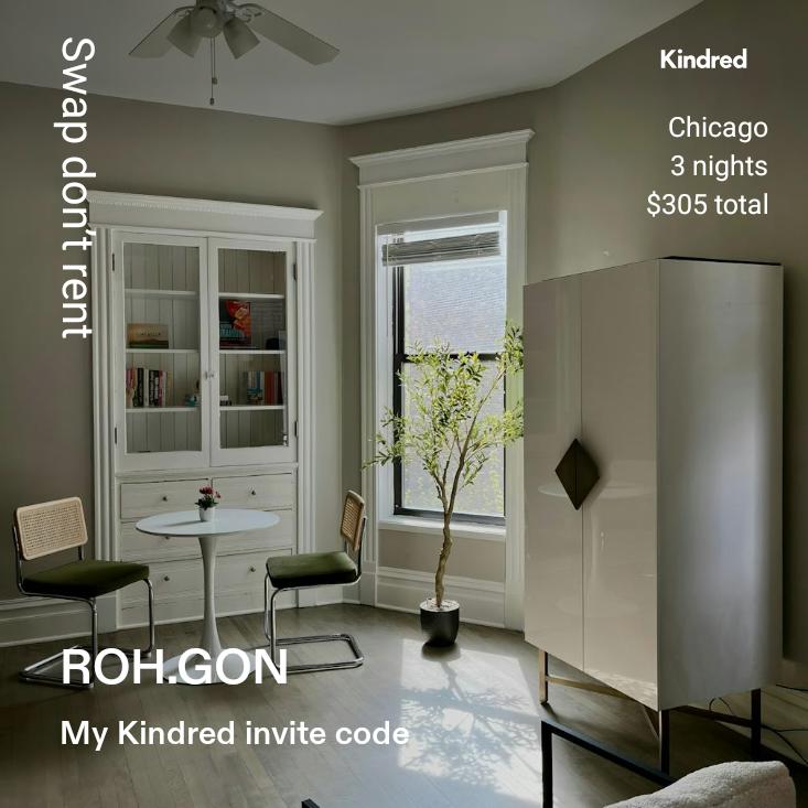 RohitHitro's tweet photo. Just booked a trip to Chicago with @livekindred for $305 for 3 nights. https://t.co/mTFveGcL4l https://t.co/5RrSct0kRM