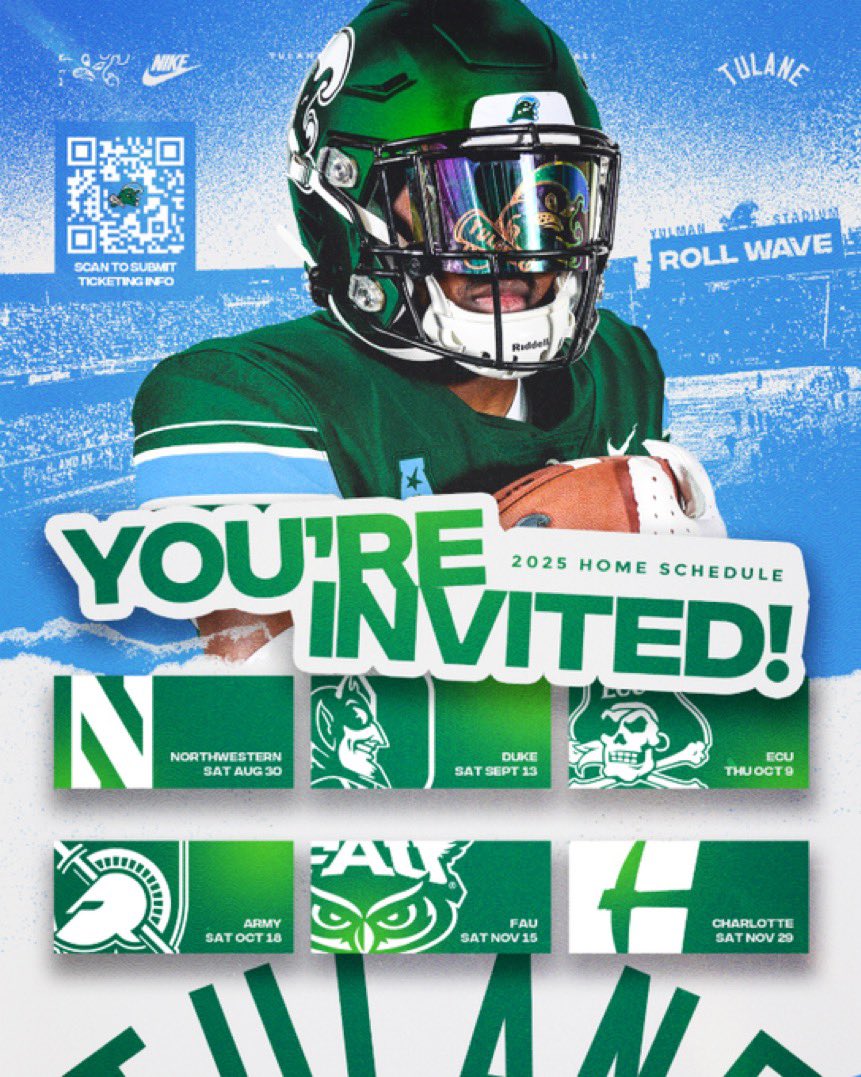 Jake Sneed 6โ6 TE (@jakesneed2027) on Twitter photo Thanks for the Game Day invite!
#RollWave ๐
<a href="/CoachCraddock/">Joe Craddock</a> <a href="/CoachT_Orgeron/">Tyler Spotts-Orgeron</a> <a href="/ColeHeard_GM/">Cole Heard</a> <a href="/CoachSchexTU/">Kyle Schexnayder</a> Thanks for the Game Day invite!
#RollWave ๐
<a href="/CoachCraddock/">Joe Craddock</a> <a href="/CoachT_Orgeron/">Tyler Spotts-Orgeron</a> <a href="/ColeHeard_GM/">Cole Heard</a> <a href="/CoachSchexTU/">Kyle Schexnayder</a>