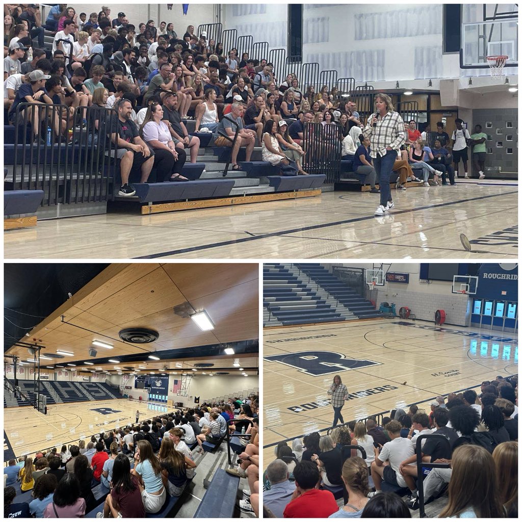 I am so blessed to share my trials and triumphs and help support the next crop of developing athletes! Tonight Roosevelt HS shared the mic as I spoke with student-athletes in prep for their great year ahead!