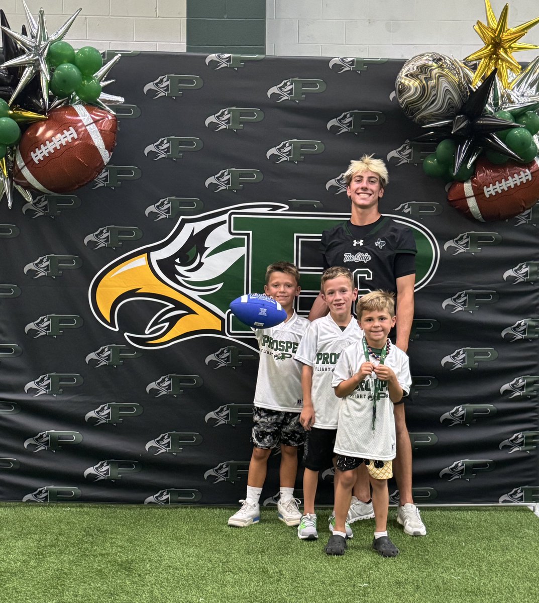 Braden Schleifer-Bell (@bradensb10) on Twitter photo Varsity Flight Crew Meet and Greet for <a href="/ProsperEaglesFB/">Prosper Eagles FB</a> last night - Ready to kick off the season Varsity Flight Crew Meet and Greet for <a href="/ProsperEaglesFB/">Prosper Eagles FB</a> last night - Ready to kick off the season