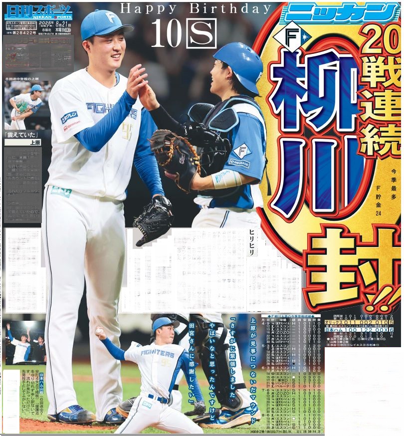 日刊スポーツ報道写真集 ニッカン50周年非売品 日刊スポーツ新聞北海道本社 紙面紹介 on X: 