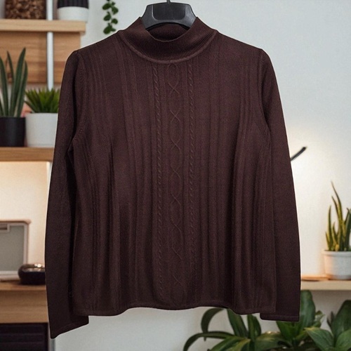 bevsshop's tweet photo. Check out Requirements Sweater Womens S Acrylic Brown Mock Neck Long Sleeve Cable Knit #requirements #sweater #mockneck #acrylicsweater #longsleeve #cableknit #womensfashion #womensfashionstyle #career #work #workwear #casual https://t.co/7pVGS8LZ8C #eBay via @eBay https://t.co/FooNdQEzYw