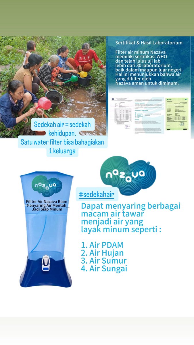 Fadjar1804's tweet photo. @PRFMnews @CNNIndonesia @SbuxIndonesia "Anak-anak sekolah di desa sering bawa minum seadanya, kadang dari air sungai yang keruh.
Sekarang, dengan sumbangan water filter, mereka bisa minum air sehat setiap hari." https://t.co/aYQkDWQF7J