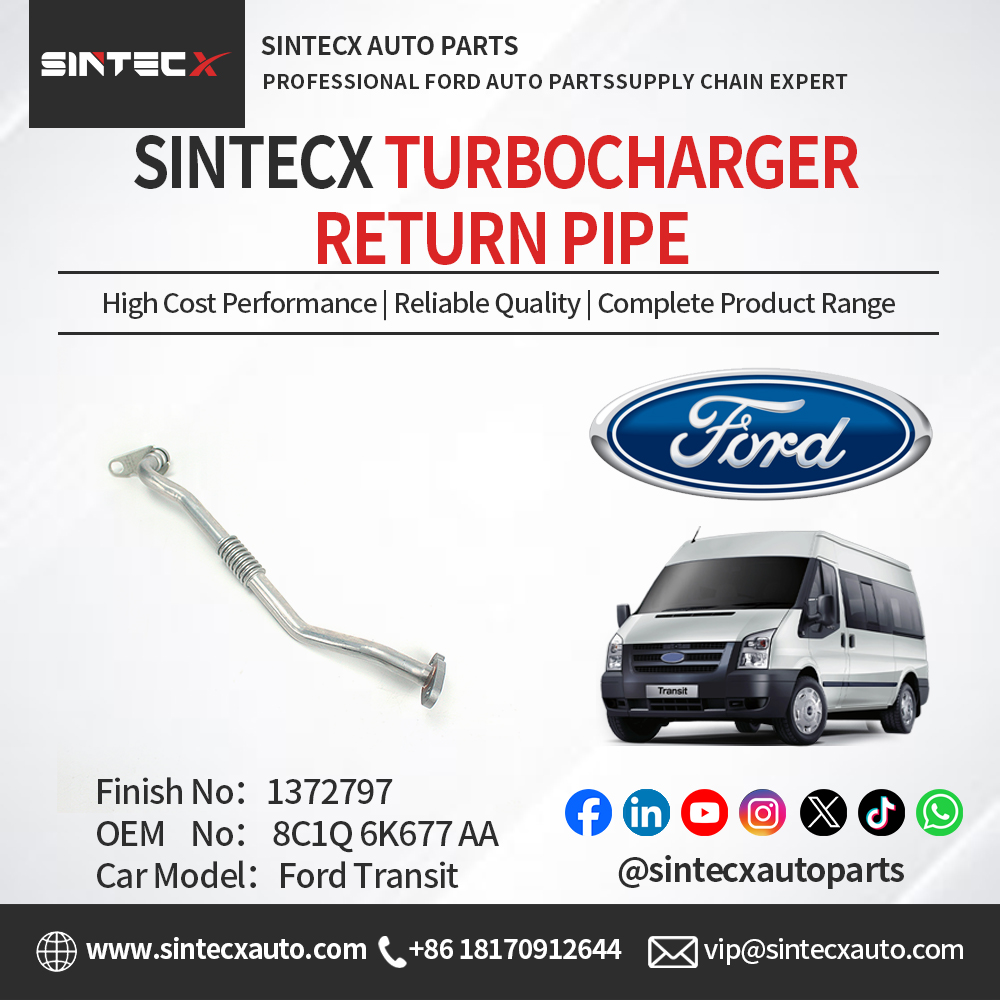sintecautoparts's tweet image. 🚐 Ford Transit Turbocharger Return Pipe | SINTECX Turbo System Flow
📎 OEM No: 8C1Q 6K677 AA
🏷️ Finish No: 1372797
🚐 Car Model: Ford Transit
🔗 @sintecxautoparts | sintecxauto.com
#FordTransit #TurbochargerReturnPipe #TurboSystem #SINTECX #AutoParts #EnginePerformance