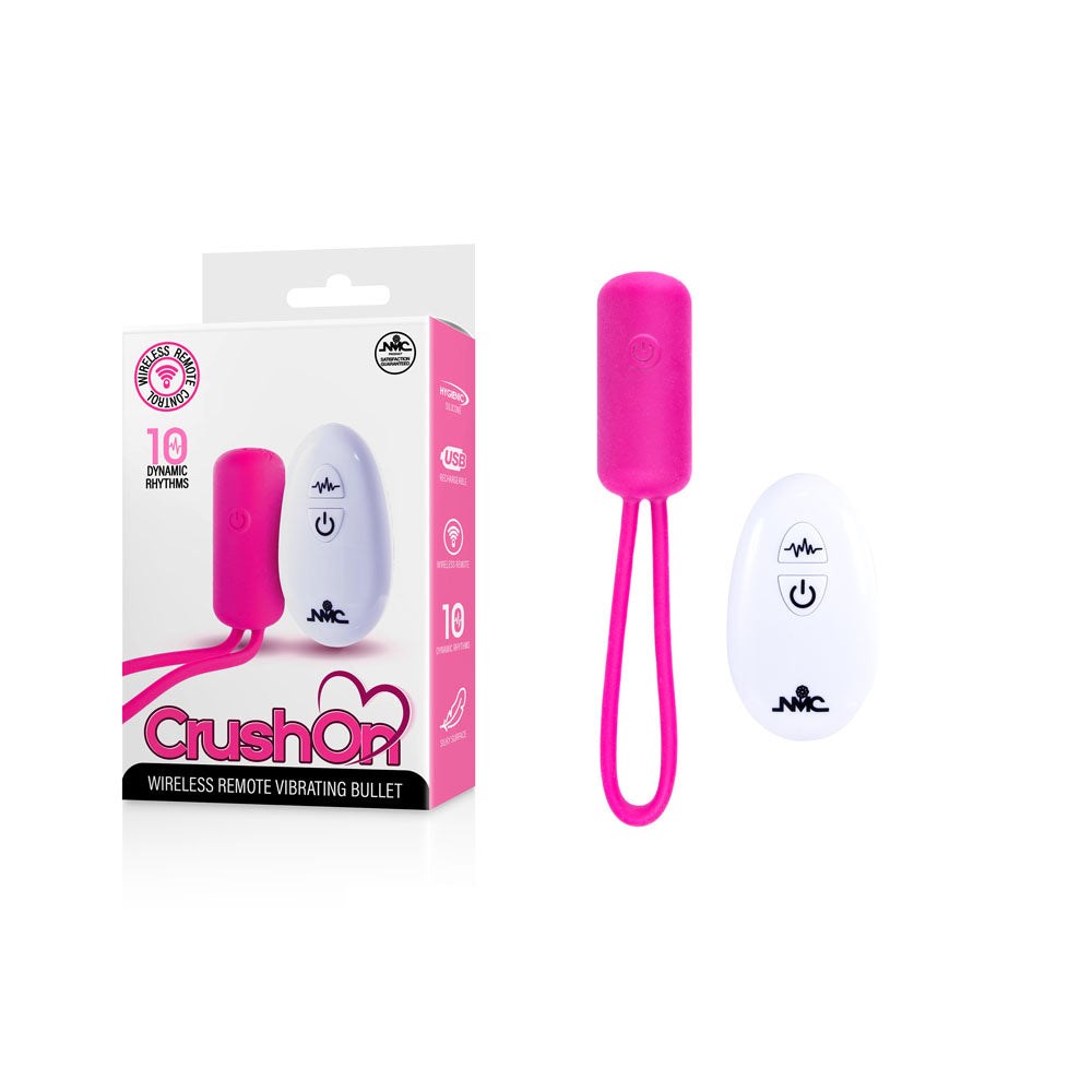 [Naughty by Nature Adult Store] Crush On - Pink - Pink USB Rechargeable Vibrating Bullet with Wireless Remote ($68.95) 

 nbnas.com.au/collections/al… 
  😈 SexToysDeals,com 😈  #bluetooth #wireless