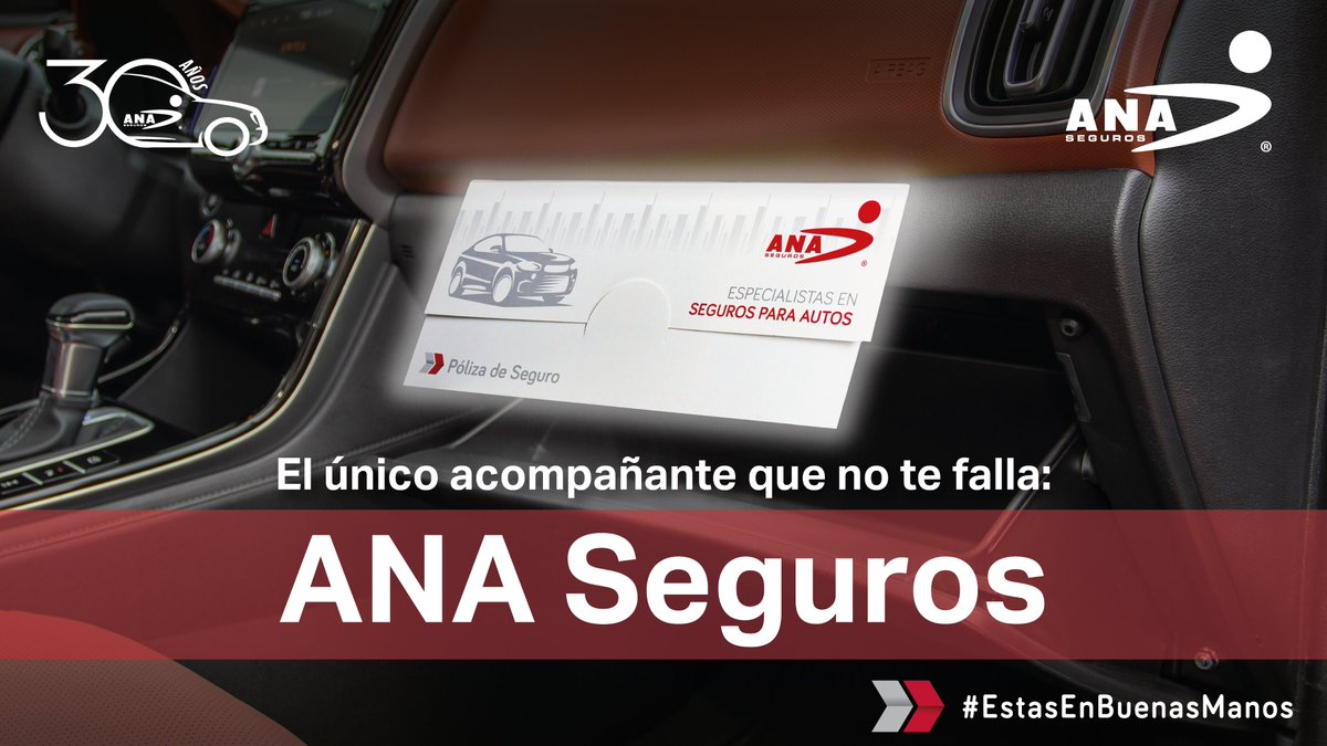 ANASeguros's tweet photo. No importa a dónde vayas, tener tu póliza de ANA Seguros a la mano te da la tranquilidad que tanto buscas. 😊

#seguro #segurodeauto #ANASeguros #póliza https://t.co/YjDdhcbtYv