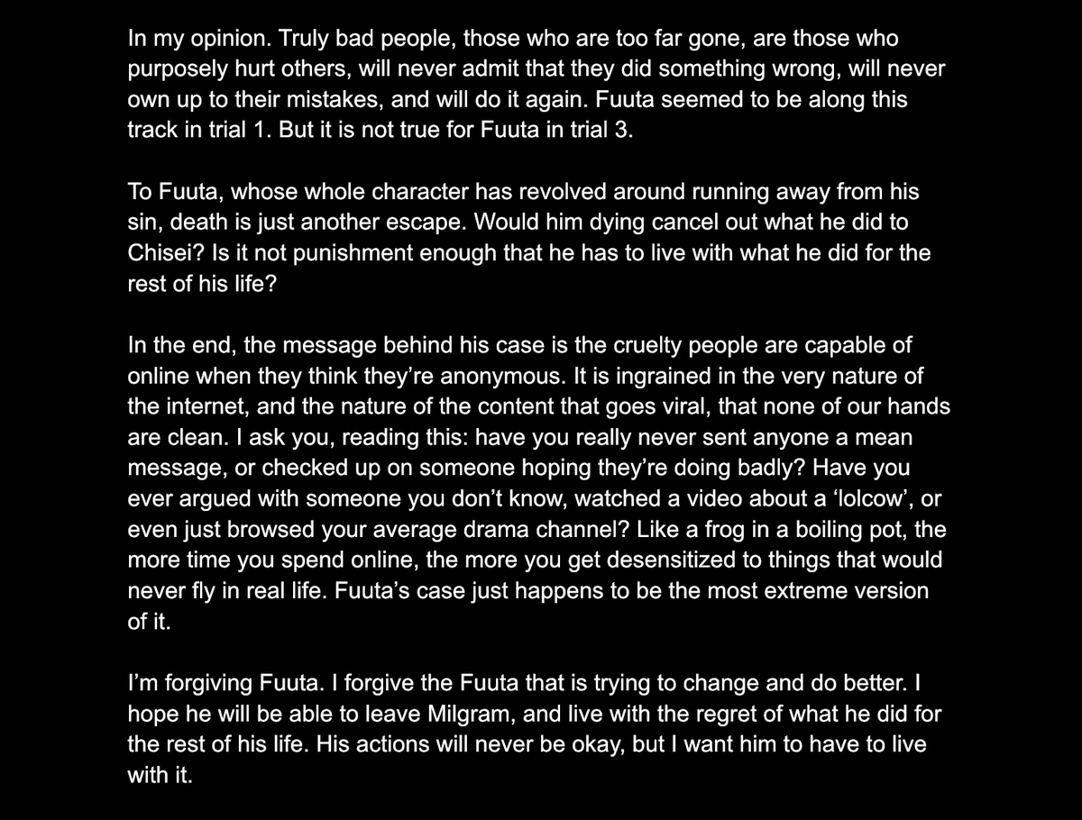 pazuzu_soccer41's tweet photo. // Why I'm forgiving Fuuta
A trial 3 thought piece https://t.co/tbhbLKUGYV