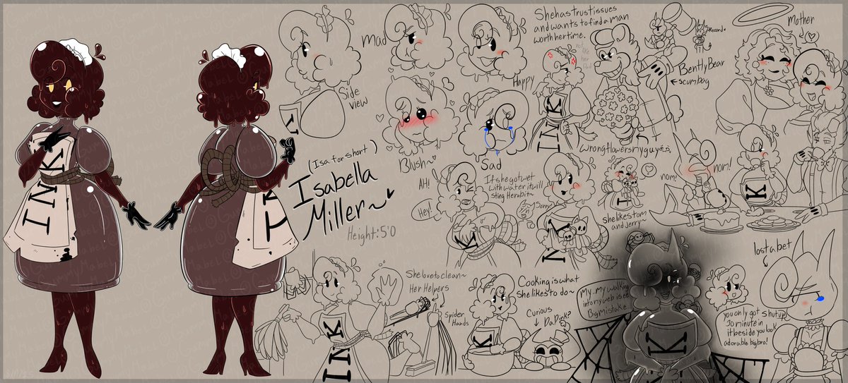 Meet Jilvan and Isabella sibling to binki <a href="/ToonyPunkDevil/">Toony</a> 

In the hazbin universe as well uvu
#myart #jilvan #Isa #artist #referenceart #friendoc #HazbinHotelocs #toonocs