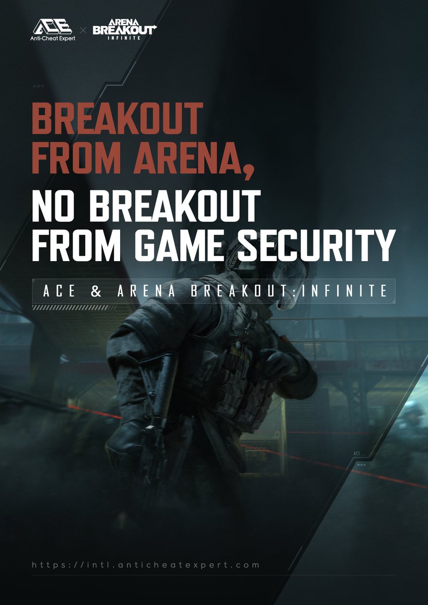 AntiCheatACE's tweet image. Game fairness leveled up! 🎮
@ArenaBreakoutPC teams up with #ACE to deliver a truly cheat-free FPS experience.

With cutting-edge anti-cheat technology and multilingual support, fair play is now the standard — for every player, everywhere.

#Anticheat #FPS #games