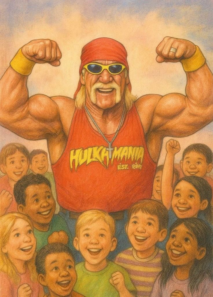 This is My Hero Hulk Hogan on a Great Artwork <a href="/HulkHogan/">Hulk Hogan</a> <a href="/DavidLusel/">David Lusel</a> <a href="/Mosluber/">Mosluber</a>