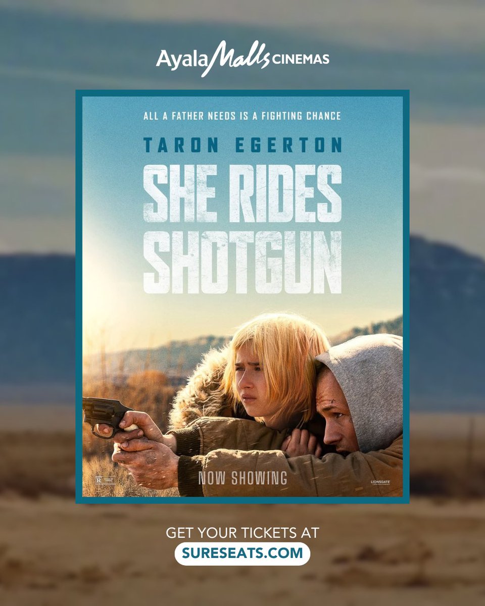Marked for death, 11-year-old Polly must fight, steal, and survive—alongside the most frightening man she knows, her father. 💥

Catch the explosive action-thriller "She Rides Shotgun". It's now showing at Ayala Malls Cinemas!

🎟 Grab your tickets 👉 sureseats.com