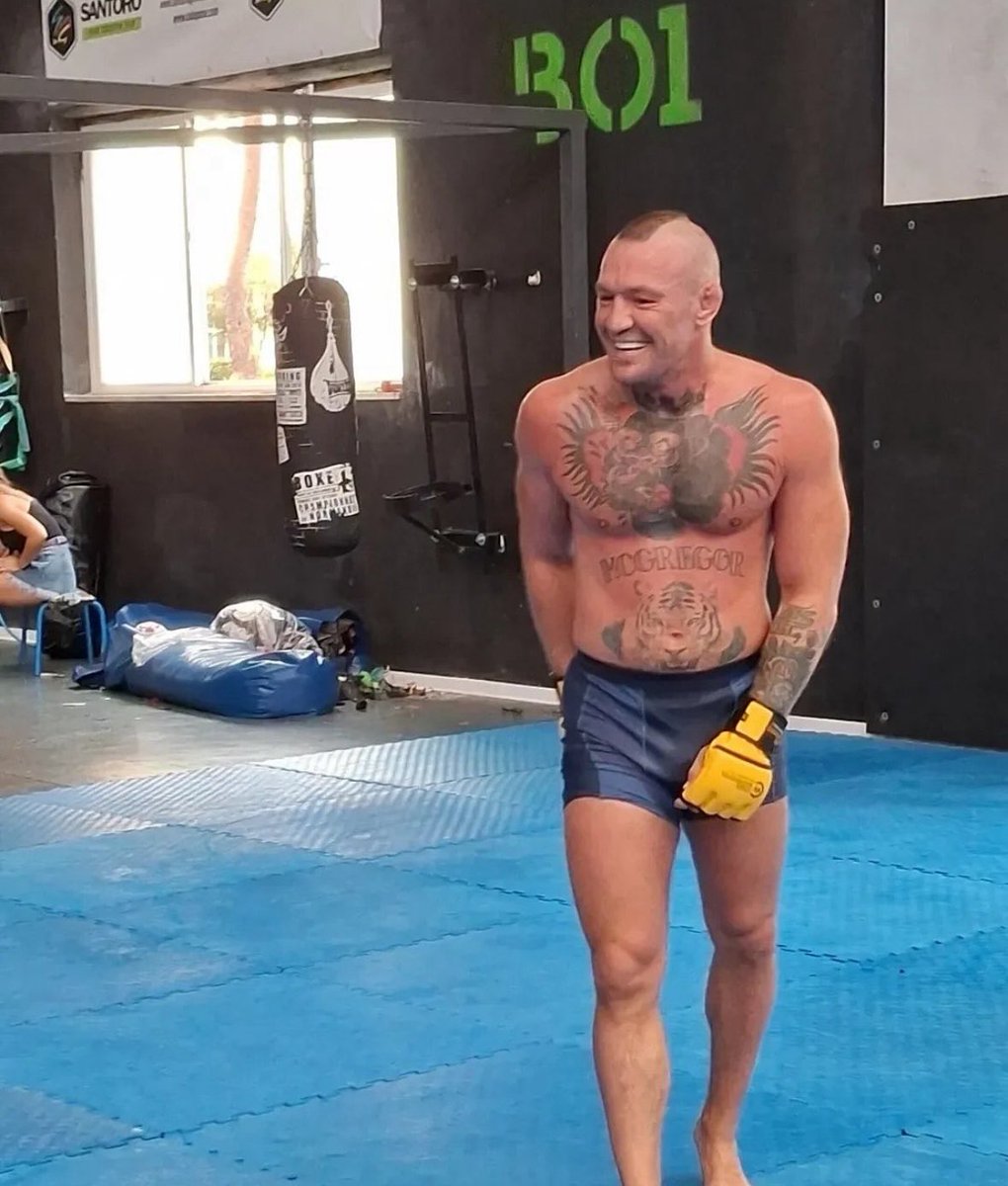 Mcgregor Forever (@mcgregorufc22) on Twitter photo Conor McGregor spotted in the Gym 👀 Conor McGregor spotted in the Gym 👀