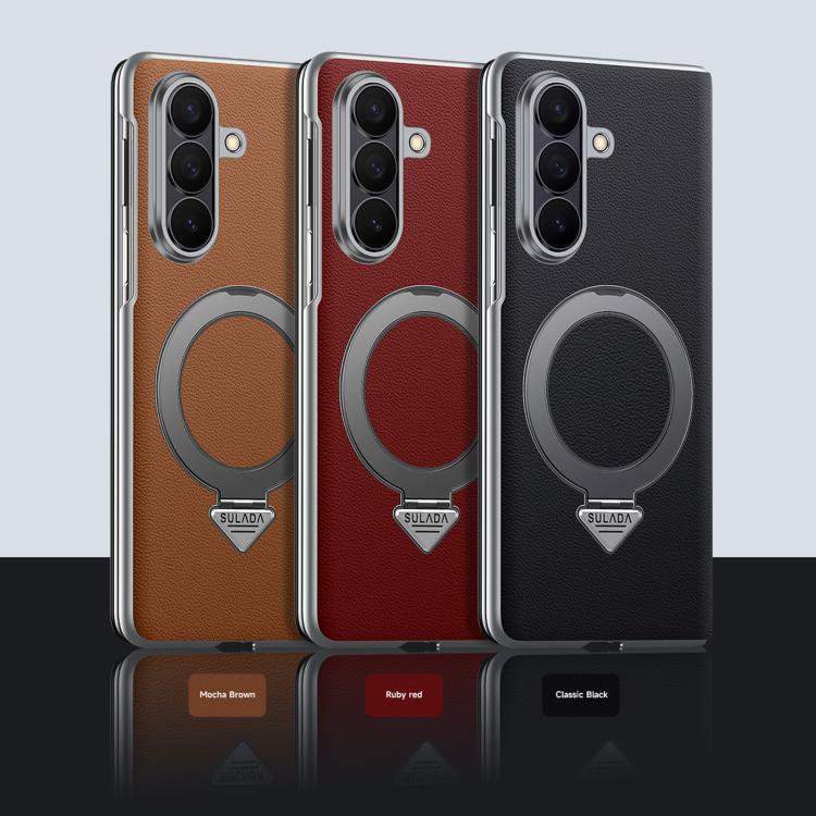 SunskyOnline's tweet image. The SULADA Case with Smart View Window lets you
✨ See time &amp;amp; caller ID without opening your phone.
✨ Use MagSafe for easy charging &amp;amp; mounts.
✨ Prop it up with the multi-angle stand.
The perfect companion for your Fold6.
→ bit.ly/4oBR4Am
#GalaxyFold #SmartCase #SULADA