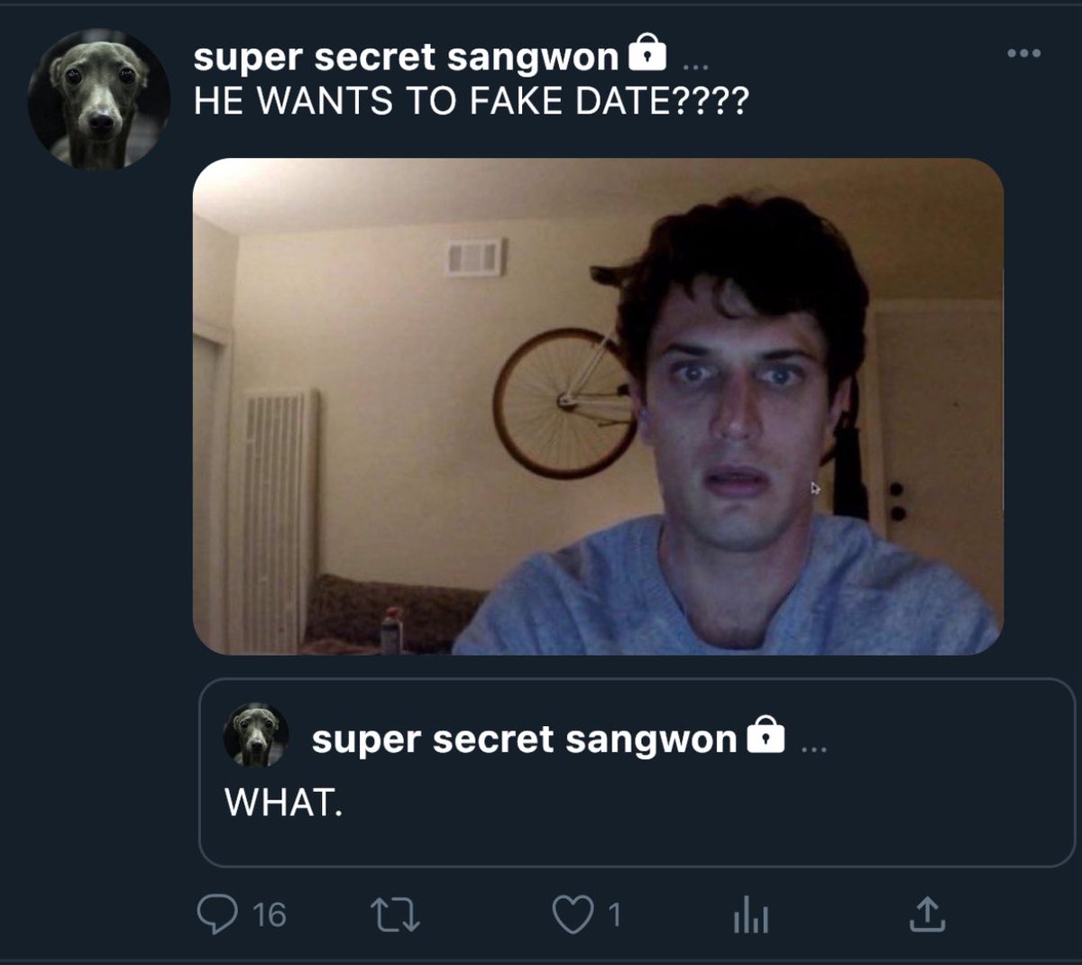 ckwyaoi's tweet photo. PART 2 of kaiwon socmed au inspired by to all the boys i’ve loved before! 😏 #kaiwon https://t.co/BgPI9wsb0D