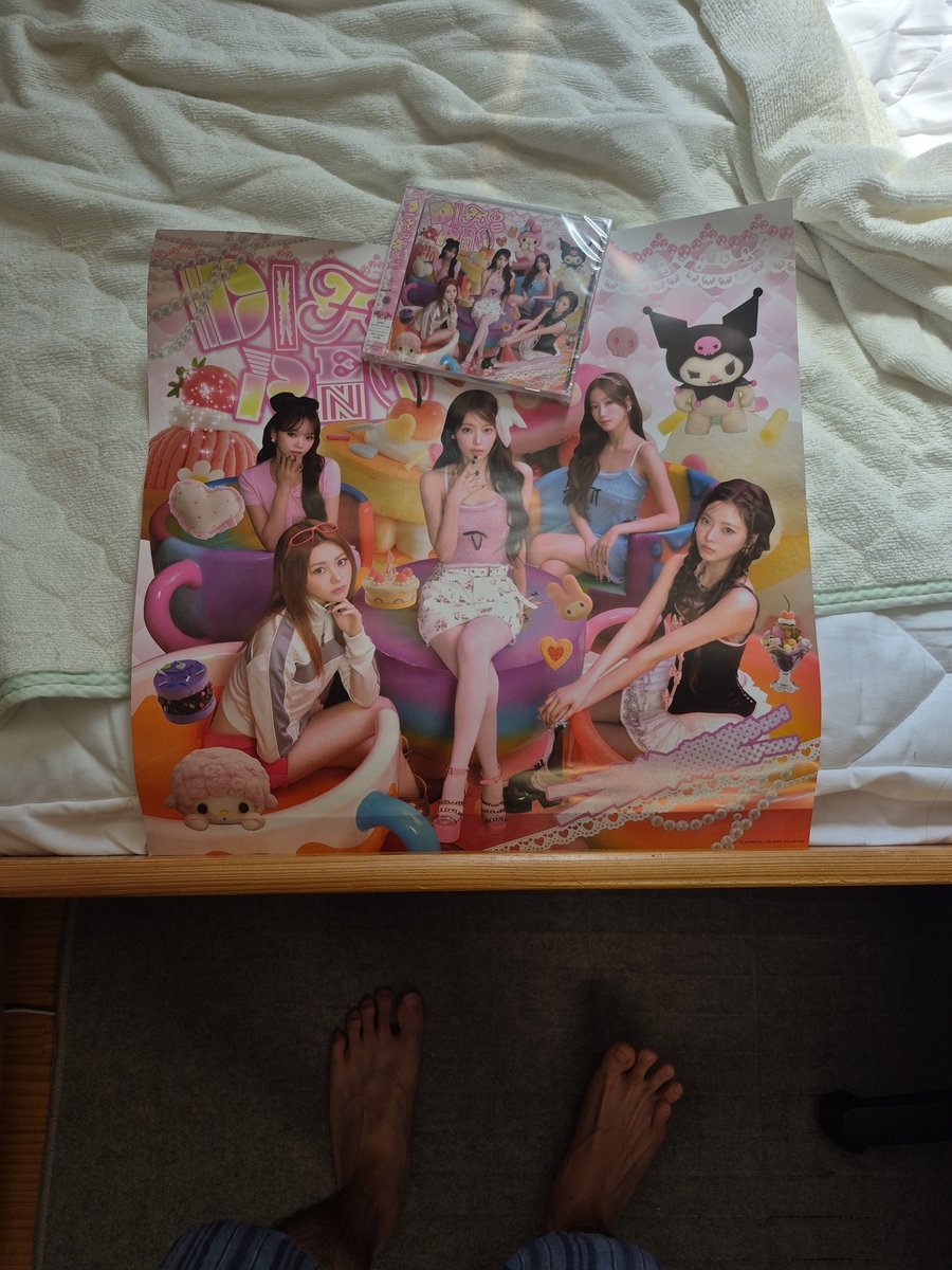 ダンボールデカイなって思ったらポスター入ってたわけか📦