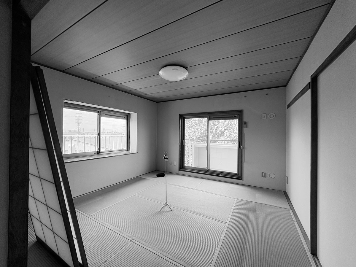 マンションの和室（10畳）を防音室にリノベーションします
解体前に現況の音響測定を行いました
