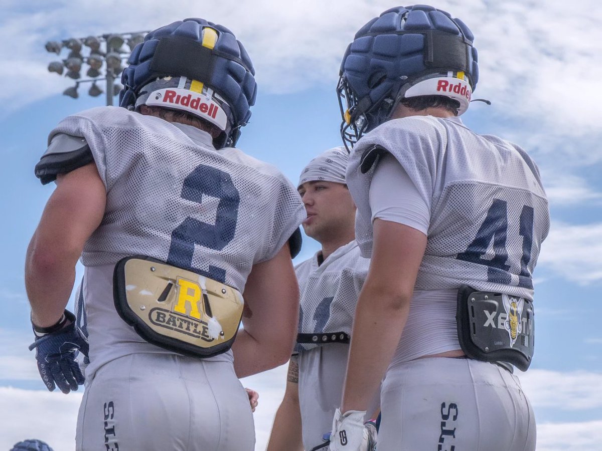 Here we go now! First day in full pads 🏈! #CLIMB