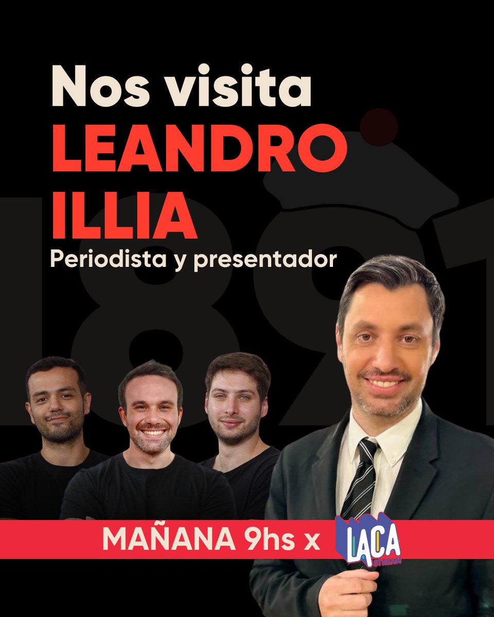 Mañana nos visita <a href="/LeanIllia/">Leandro Illia🇦🇷</a> ! 🎙
