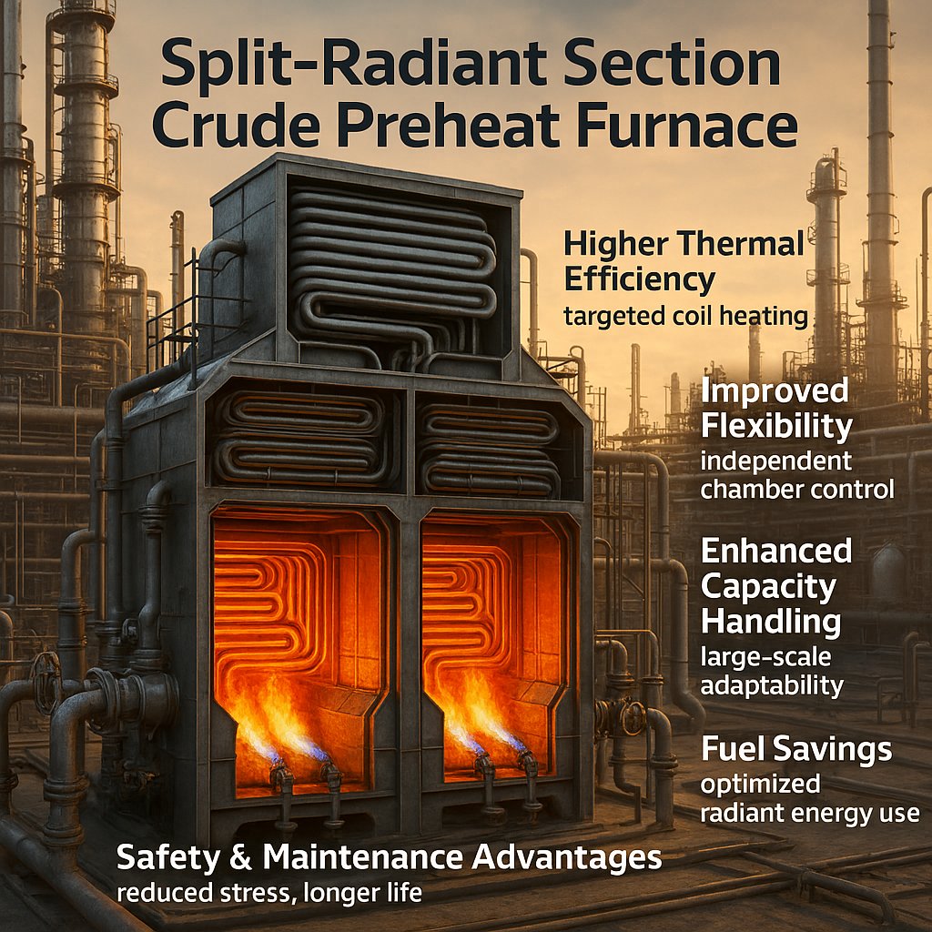 VigneshDadi's tweet image. 🔥 In refining, efficiency = survival. Split-Radiant Section Crude Preheat Furnace delivers smart heat, fuel savings &amp;amp; uptime gains.
👉 linkedin.com/posts/satishku…

#RefineryTech #EnergyEfficiency #ProcessOptimization #FurnaceDesign #OilAndGas #Sustainability