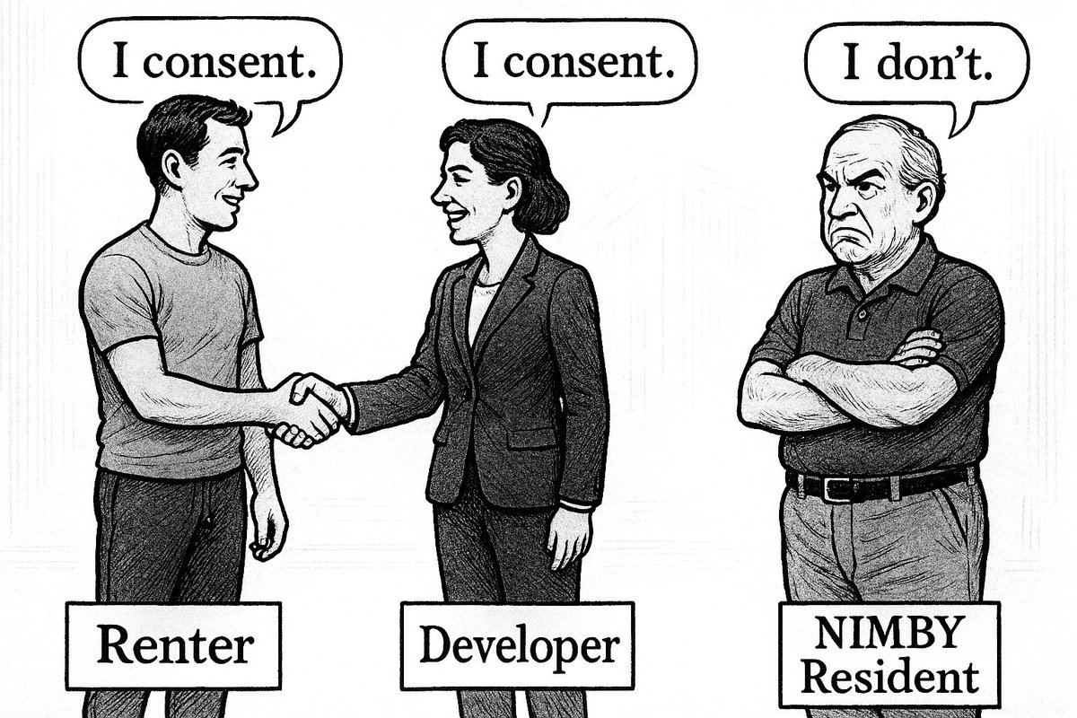 By unintended consequences she means actually building homes.
