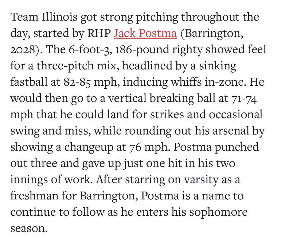 Thank you <a href="/PrepBaseballIL/">Prep Baseball Illinois</a> for these great two events and write ups to wrap up the summer season. 

<a href="/PeterHamot13/">Pete Hamot</a> <a href="/TyDeffy/">Tyler Defibaugh</a> <a href="/PB_Uncommitted/">Prep Baseball Uncommitted</a> <a href="/RaysIllinois/">GRB Rays-Illinois</a>