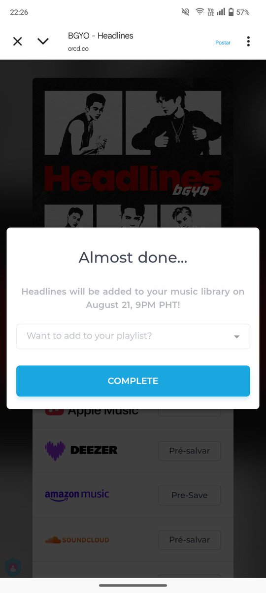 For me, there’s just one night left ✨
Tomorrow at 10 AM (BRT🇧🇷), 'Headlines' will be here!
Tonight I’m going to sleep early, trying to trick my anxiety 🥺❤️

pre-save Headlines here 👇🏻:
🔗orcd.co/bgyo_headlines…

<a href="/bgyo_ph/">BGYO_PH</a> #BGYO #BGYO_Headlines