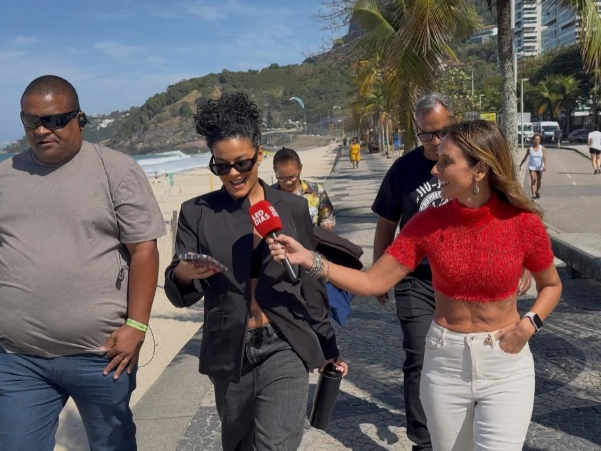 Bella Campos ignorou equipe de Leo Dias - Foto: Reprodução 