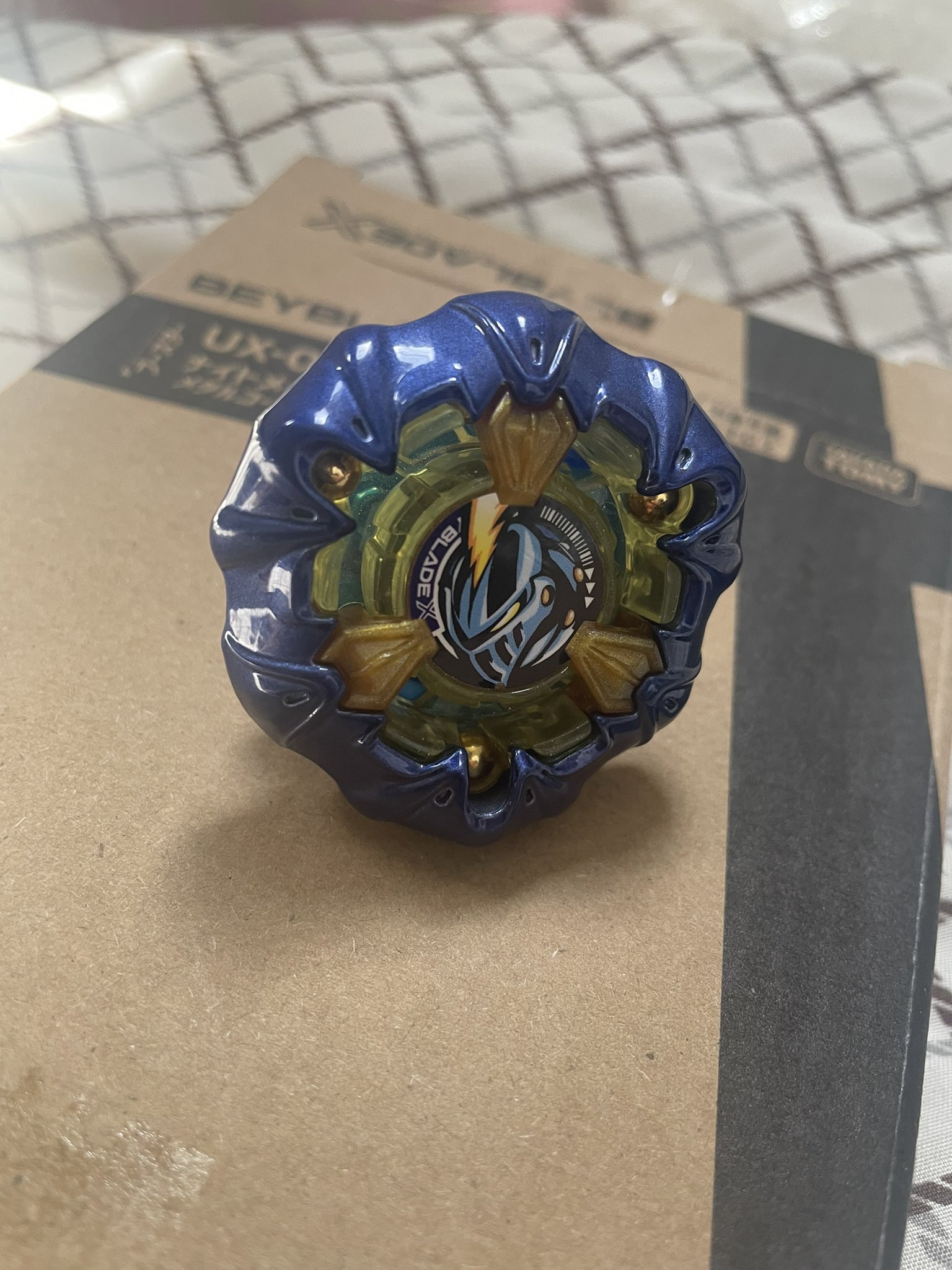ベイブレードx　ナイトメイル　 ネイビー UX-00 [App/Event Exclusive] Night Mail 3-85BS Metal Coat