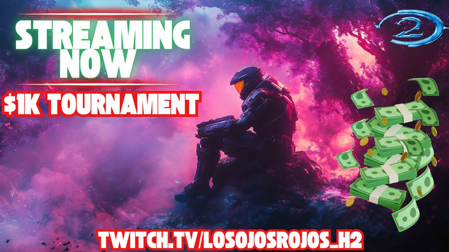 💵Halo 2 $1K Tournament💵
🔥Semifinals ELIMINATION MATCH🔥
🟥Team iTz CrAzY vs. Team Melo🟦
twitch.tv/losojosrojos_h2