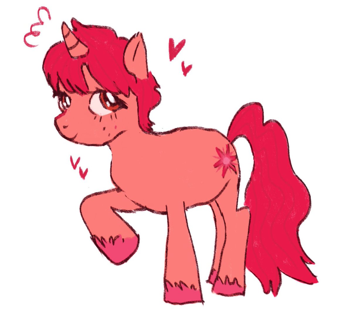 i suck at drawing ponies 😭😭 but I tried my best.....