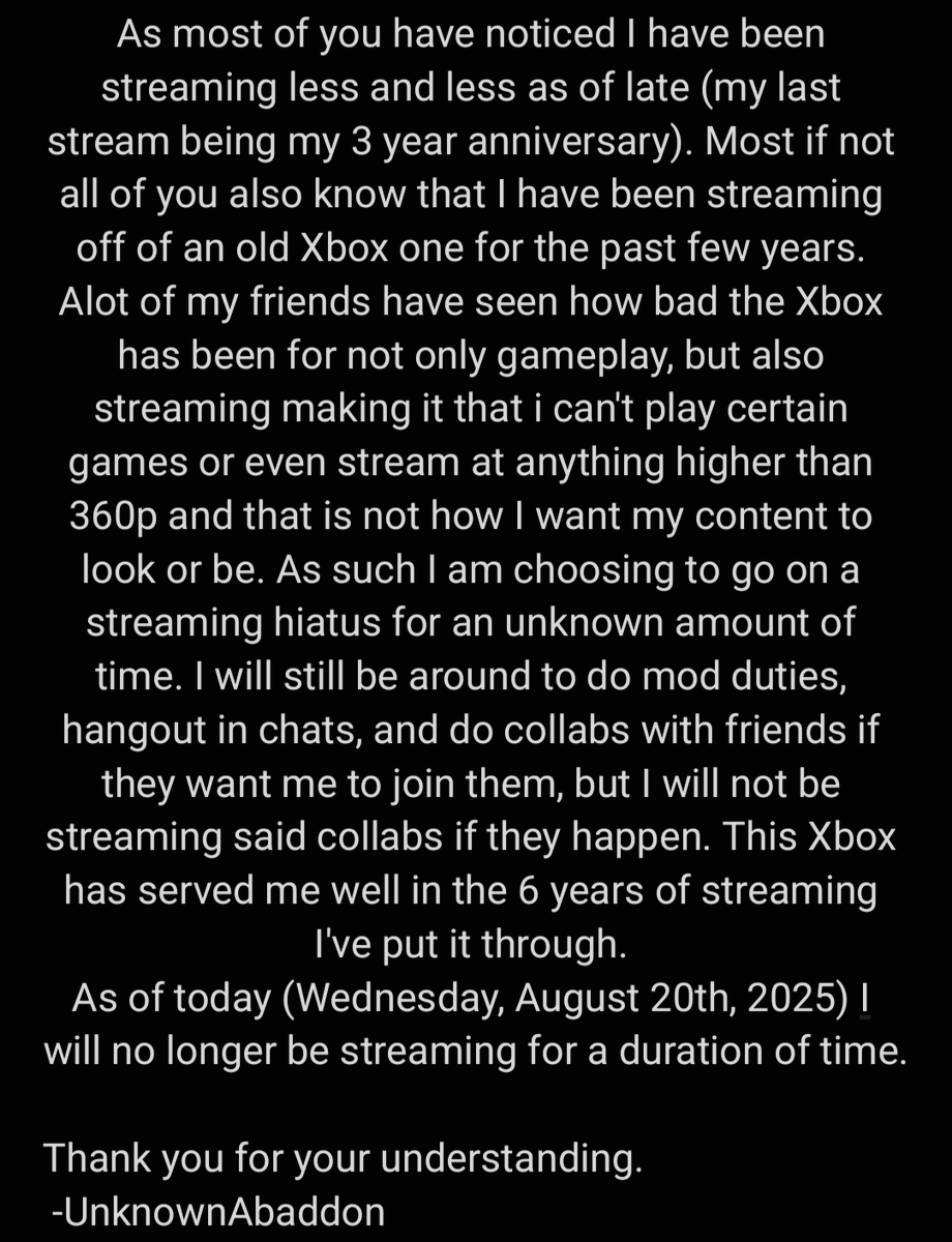 UnknownAbaddon 🥃⌚️ON STREAMING HIATUS tweet media