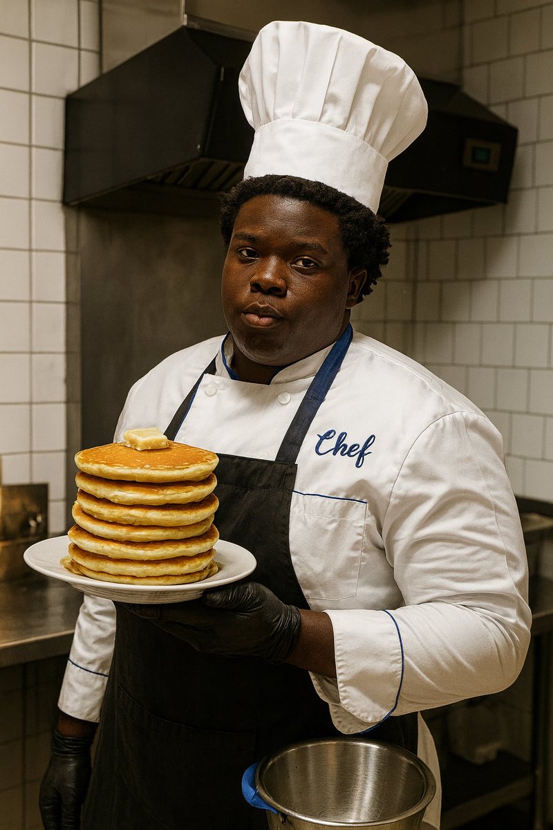 Chef Usoh ready to serve up some pancakes this season *chef kiss* 🥞🔵⚔️⚪️ #hills #5701SheltonSt #WhosNext

@da_thegreat @easternhillshs @easternhillsFB @fwisdathletics <a href="/CoachCal_AD/">JJ Calderon</a> <a href="/CoachAtlas1/">Amanda Cofer</a> <a href="/Raragon_AsstAD/">Romelia Aragon</a> <a href="/Coach_Murray/">Philip Murray</a>  <a href="/dctf/">Dave Campbell's — TexasFootball.com</a>  @matt_stepp817 @dfwgridiron <a href="/dfwvarsity/">dfw varsity</a>