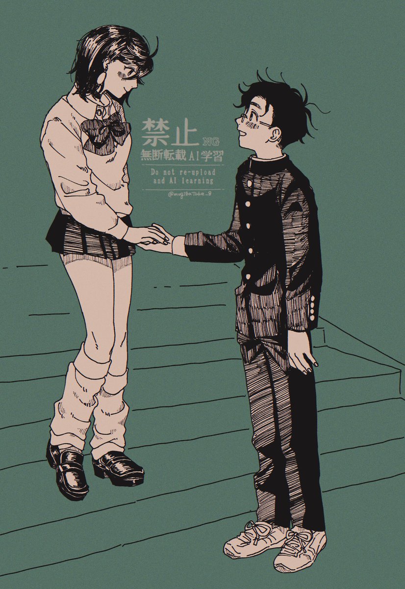 だいぶ前に描いたオカモモ👓🍑