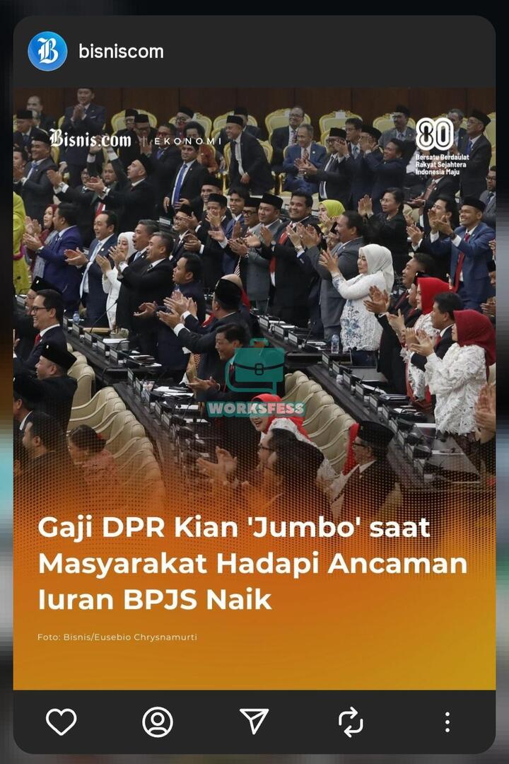 Work! Gaji umr harus berkelahi dengan iuran bpjs kesehatan😹