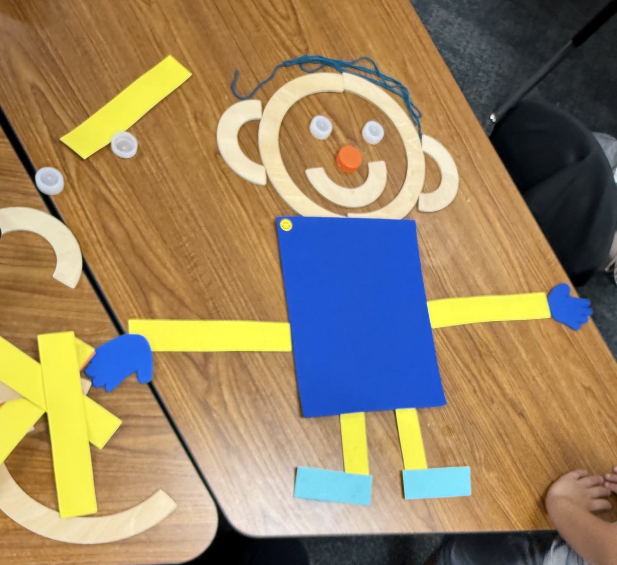 Learning in Pre-k is so much fun!  Look at what we can do with teamwork -  build our own Mat Man! <a href="/OLE_Leopards/">Leonard Elementary</a>