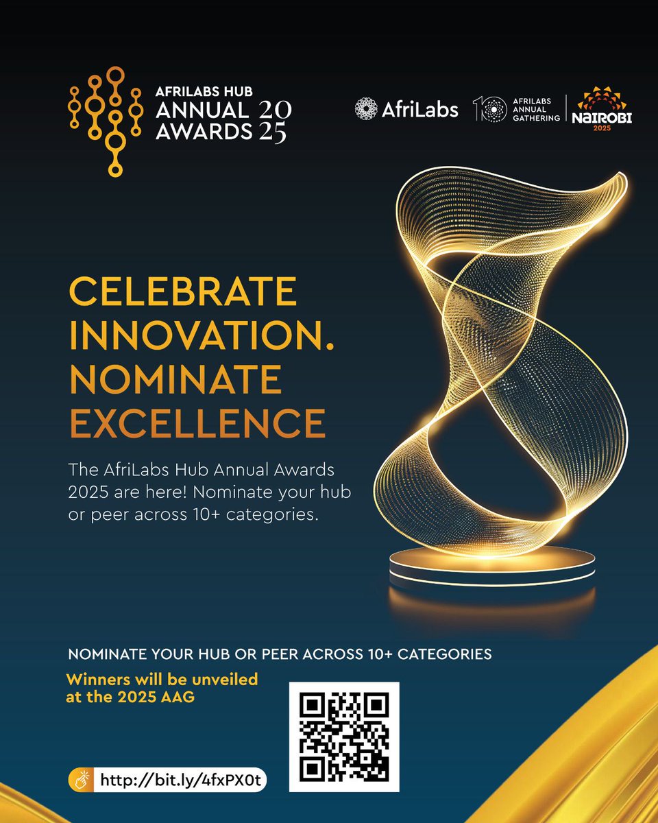 🎖 Fier de représenter le Cameroun 🇨🇲 aux AfriLabs Hubs Awards 2025 !
🙌 Soutenez O’BOTAMA en nous nommant 👉 bit.ly/4fxPX0t
#Innovation #AfricaRising