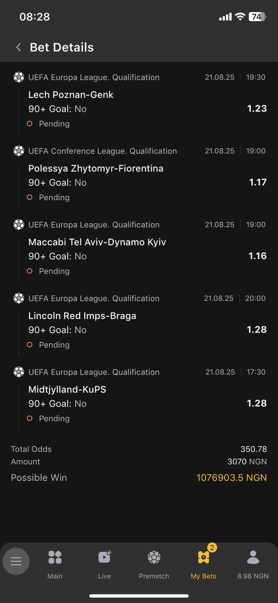 itzsouthpaw1's tweet photo. 90+ no goal on Melbet 

350 odds 👉 14406064

Get on here 👉 https://t.co/9QRiqwwn71
Promocode 👉 pampam https://t.co/tELwIP8S2B