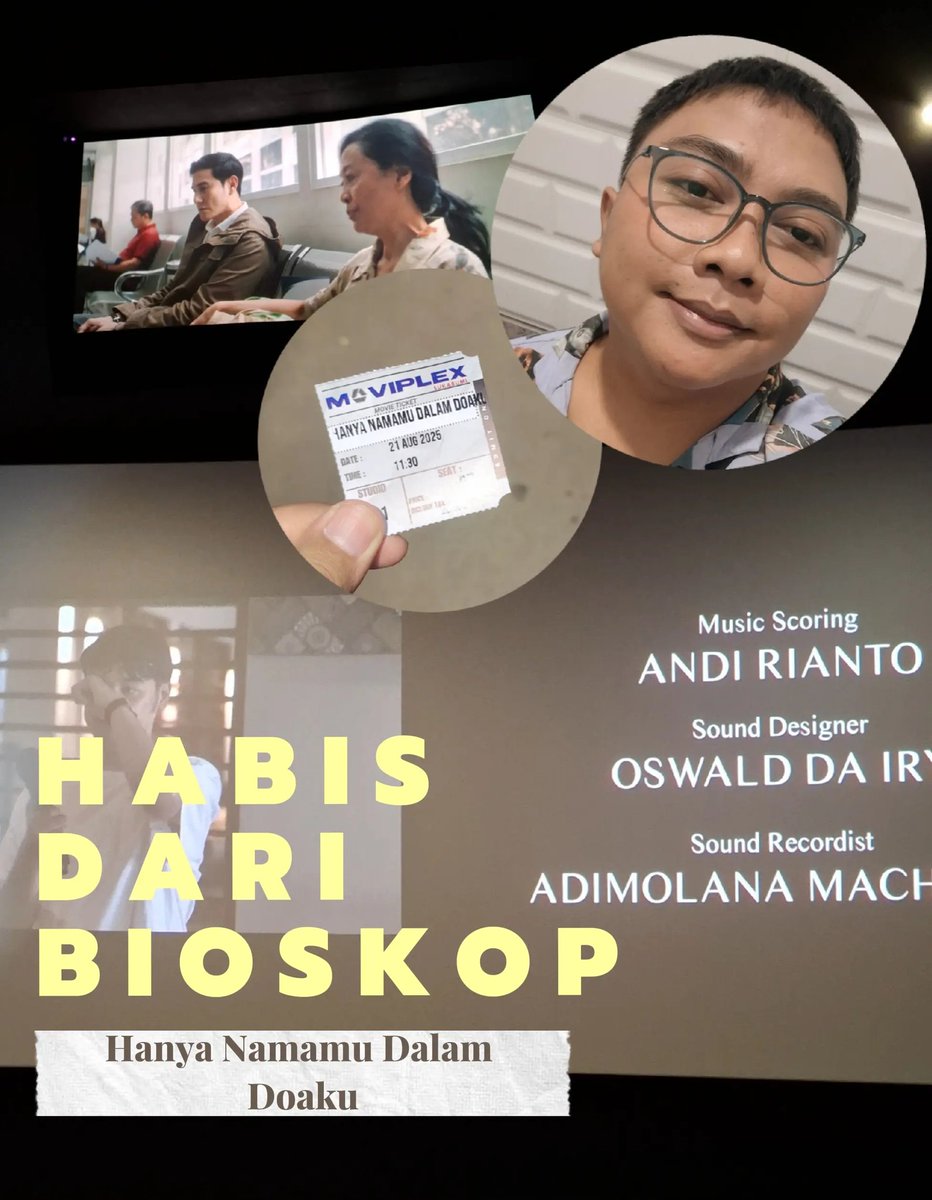 rioaditomo's tweet photo. Habis Dari Bioskop nonton Hanya Namamu Dalam Doaku. Mata sembab padahal filmnya mengalir tanpa maksa nangis. Nirina, Vino dan Anantya Kirana beneran jadi Combo spesial di film ini. Karakternya semua hidup jadi cerita sederhana aja begitu berasa kena hati.

https://t.co/0PtwabMPHw https://t.co/rjntjgHns7